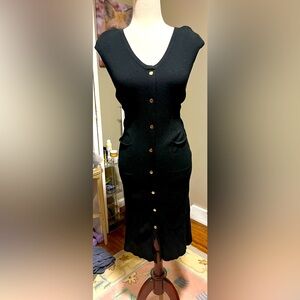 Small Rayon Black Dress